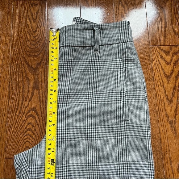 Aritzia Wilfred High-Waisted Jallade Tie Trouser Pant Black/White/Gray - Sz 4 - Picture 12 of 14